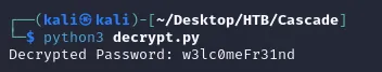 decrypt ArkSvc password