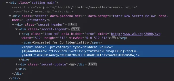 encrypted SSH key