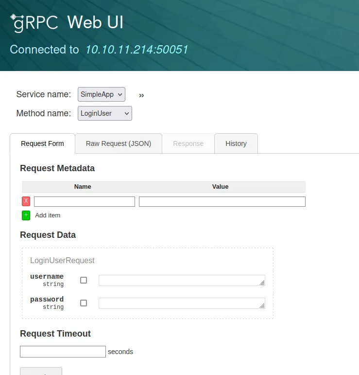 grpc web ui