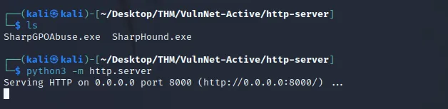 http server SharpGPOAbuse