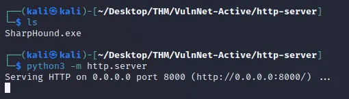 http server SharpHound