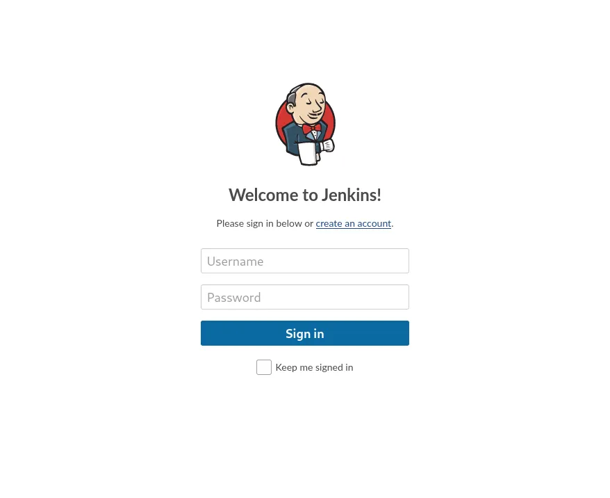 Jenkins instance