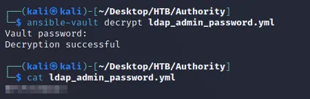 ldap_admin_password.yml decrypt