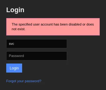 nagios XI svc creds