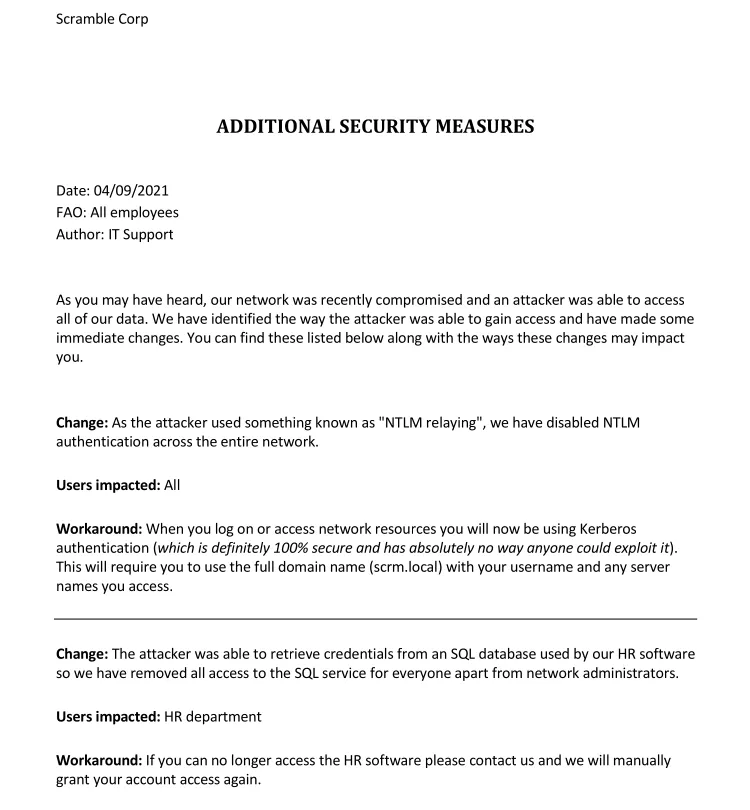 network security changes pdf