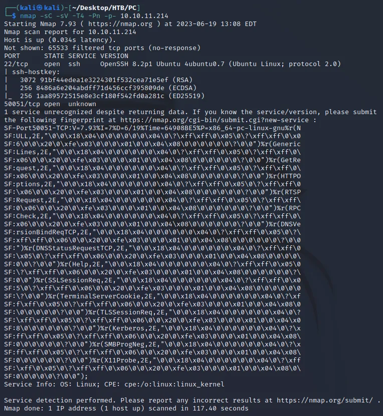 nmap scan