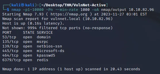 nmap scan