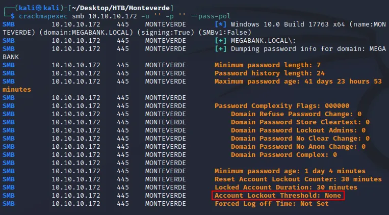 password policy