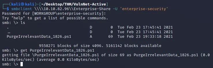 smbclient Enterprise-Share