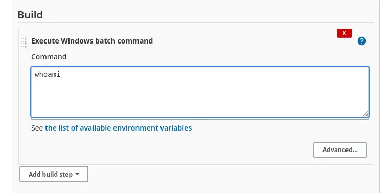 whoami command
