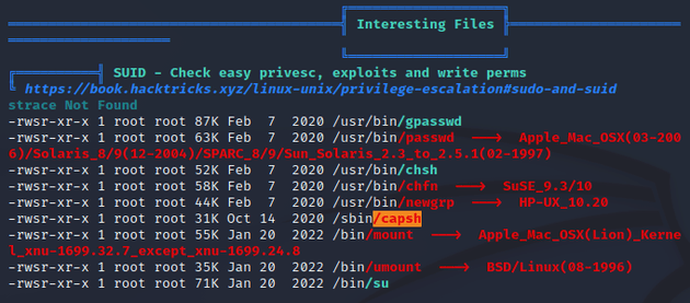 linpeas SUID