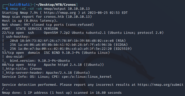 nmap scan