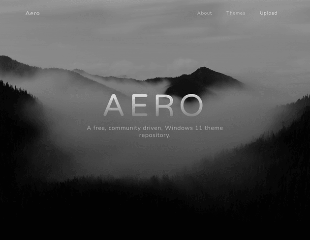 aero webpage