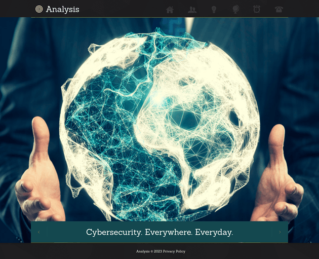 Analysis webpage