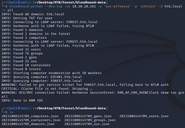 bloodhound-python data