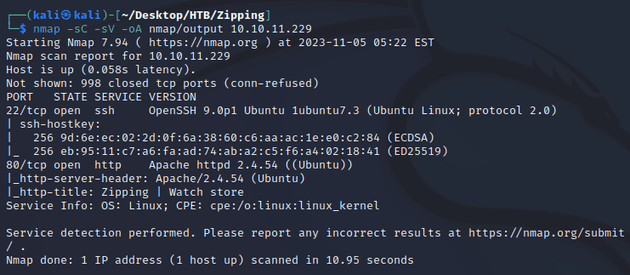 nmap scan