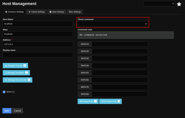 nagios XI Host Management