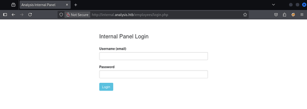 internal panel login