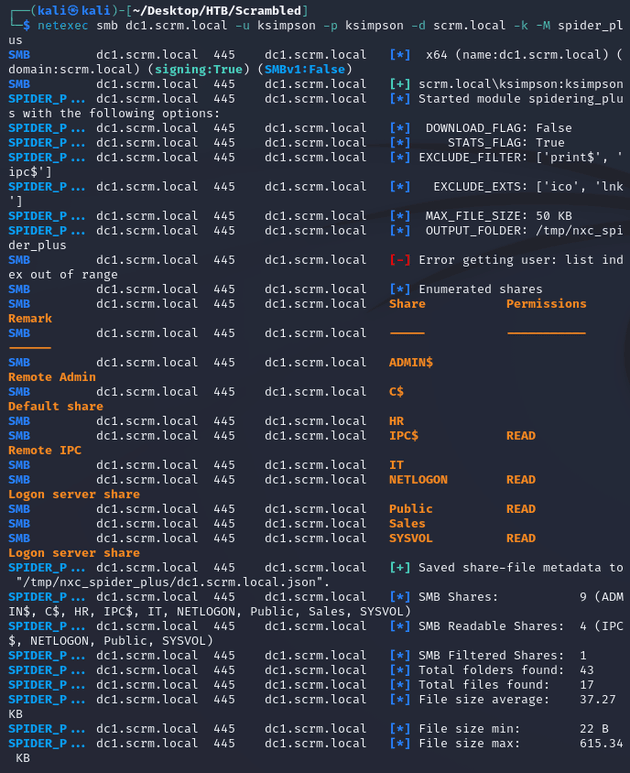 netexec spider_plus