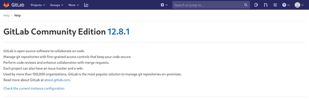 gitlab version